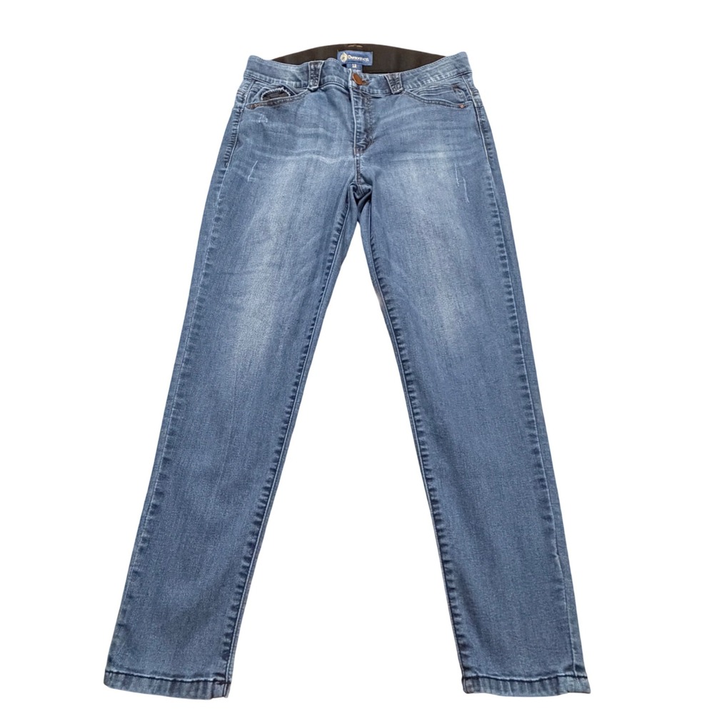Democracy Absolution Skinny Jeans Womens 12โ Medium Wash Blue High Rise Stretch